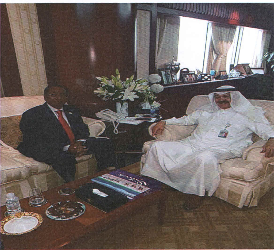 اجتماع مع رئيس مجلس إدارة شركة الخطوط الجوية الكويتية